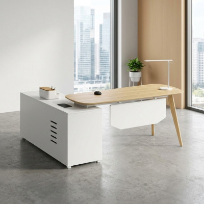 Schrijftafel Hoektafel Computertafel Bureau Home Office nieuw Bedrijf