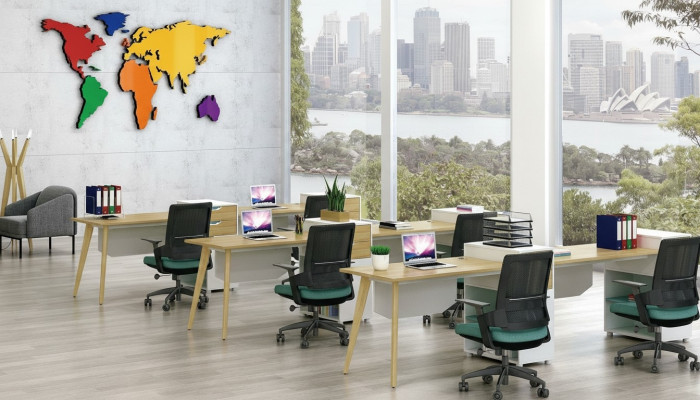 Tafel Kantoor Meubels Inrichting Tafels Callcenter 1 Werkplek Bureau