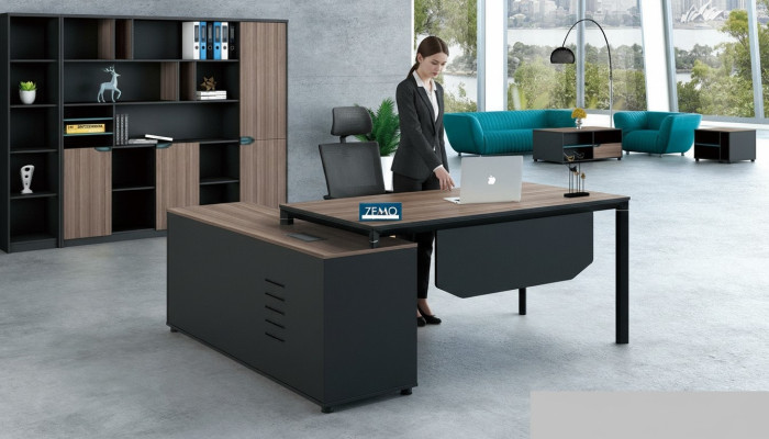 Bureau met plank Home Office kantoorinrichting Decor Meubels Bureau