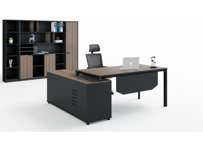 Bureau met plank Home Office kantoorinrichting Decor Meubels Bureau