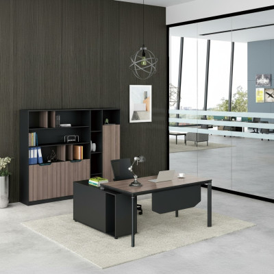 Thuiswerk bureau met rek kantoormeubelen bureau