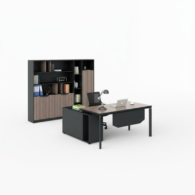 Thuiswerk bureau met rek kantoormeubelen bureau