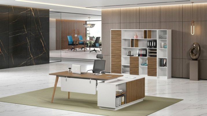 Schrijftafel Hoekbureau Computertafel Kantoortafel Moderne meubels
