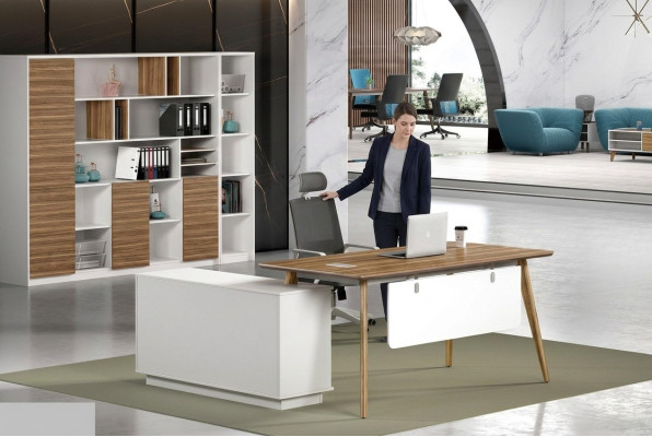 Regalen Kasten Hout Kantoor meubels Inrichting Archiefkasten Uitrusting