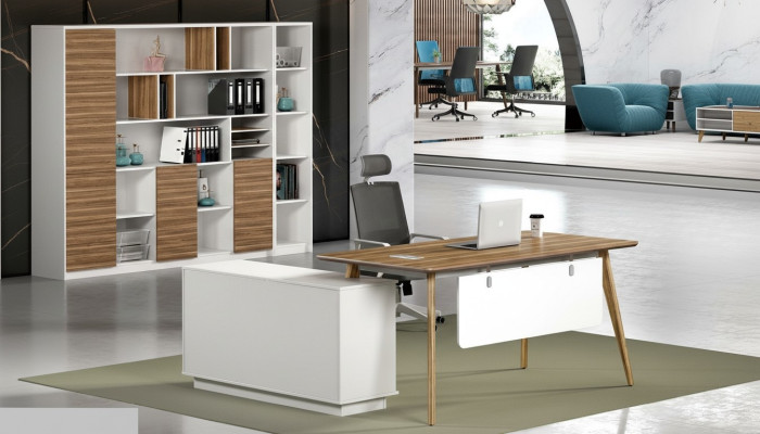 Bureautafel Bureau schrijftafel werktafel Bedrijf Meubilair Hoekbureau