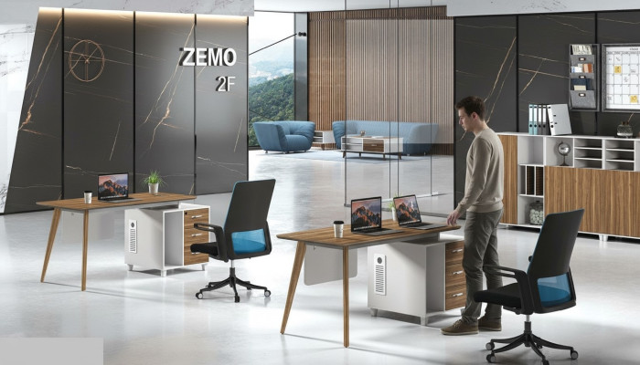 Werk schrijf bureau tafel luxe klasse design meubelen met laden tafels