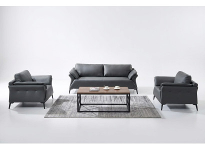Sofa Bank Bekleding Set Zitbanken Banken 3+1+1 Zits Kantoorinrichting Nieuw