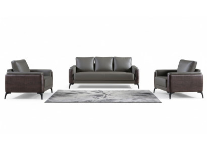 Bankstel 3+1+1 zits set Designbanken Gestoffeerde Banken Lederen Relax Moderne