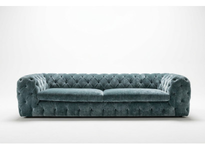 Luxe Chesterfield designer bankstellen leren bank textiel stof xxl grote bankstellen.