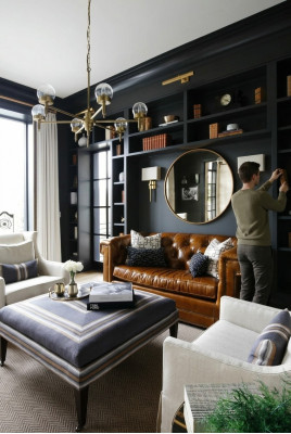 Braun Chesterfield 3-zits Klassieke Luxe Sofa Leren Bank Stijl Drietzits.