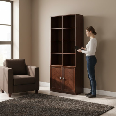 Kast Plank Kasten Ontwerper Woonkamer Kantoor Inrichting Hout Systeem Meubelen