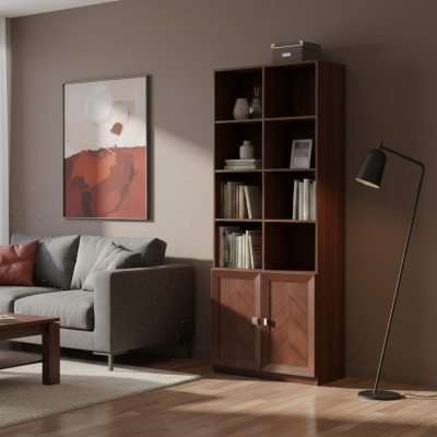 Kast Plank Kasten Ontwerper Woonkamer Kantoor Inrichting Hout Systeem Meubelen
