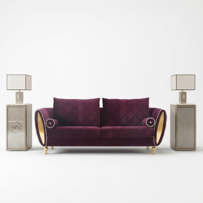 Bankstel 3-zitsbanken Sofa Bankstel Metalen Design Moderne Bankstellen