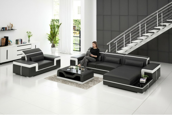 Hoekbank set Bank bekleding Hoekbank fauteuil Woonlandschap L vorm