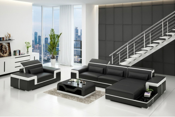 Hoekbank set Bank bekleding Hoekbank fauteuil Woonlandschap L vorm
