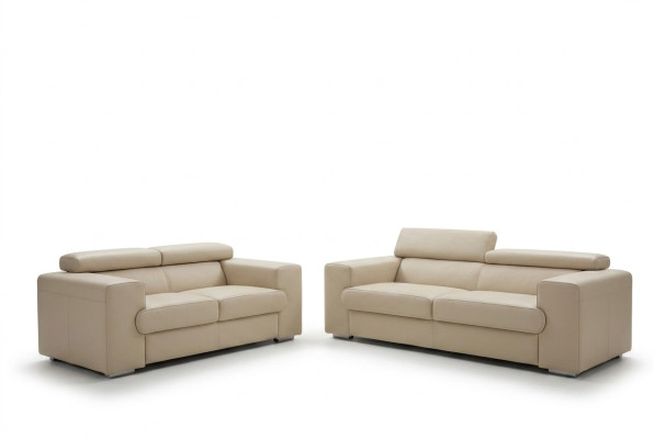 Leren bankstel bankstel 3-zits set bankstel bekleding bank bank ontwerpersbank