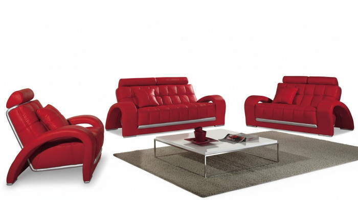 Ledersofa Bank Bankstel Nieuw 3+2-zits bankstel Design Moderne Bank