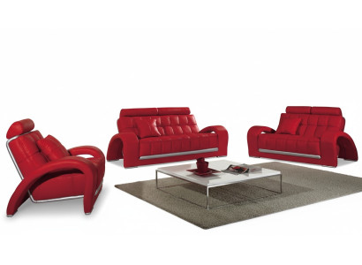 Ledersofa Bank Bankstel Nieuw 3+2-zits bankstel Design Moderne Bank