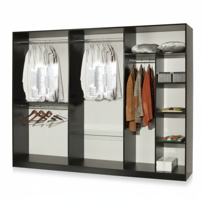 Klassieke moderne stijl kledingkast kast houten garderobe kasten meubels nieuw