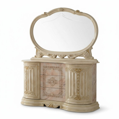 Spiegel ladekast kast laden dressoir slaapkamer set hout moderne stijl nieuw