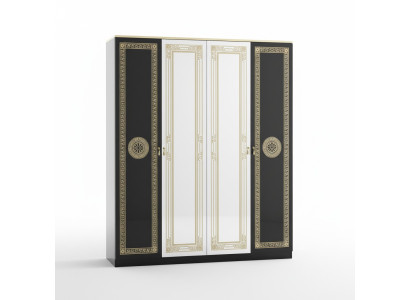 Kast Elegante kledingkast Gemaakt in Italië Klassieke kasten Slaapkamer