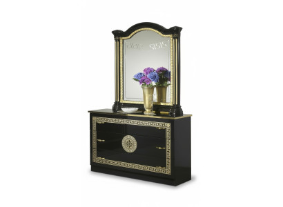 Spiegel Commode Kast Commodes Dressoir Slaapkamer Set Hout Moderne Stijl Nieuw