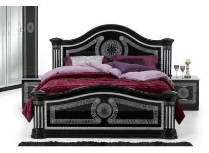 Bed 2x Nightstands 3-piece Italian Furniture Bedroom Beds Wood New Set.
