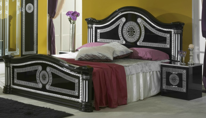 Beddenbekleding Klassiek tweepersoonsbed 180x200cm Houten hotelbedden Slaapkamer Nieuw