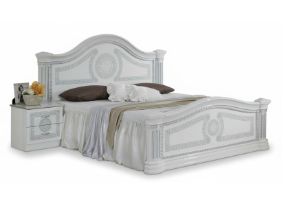 Ontwerper bed Slaapkamer Klassieke bedden Hout Hotel Luxe Beklede zitplaatsen Nieuw