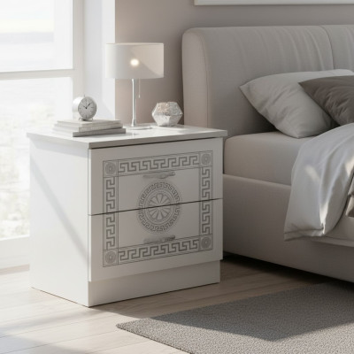 Nachtkastje Hout nachtkastjes Tafel Consoles Nacht Landelijke stijl Gemaakt in Italië Nieuw.