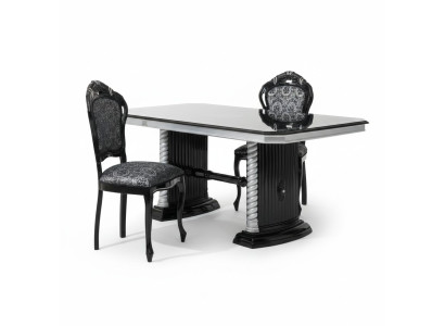 Klassieke eettafel Woonkamertafels Italiaanse meubels Houten tafel 185/230cm