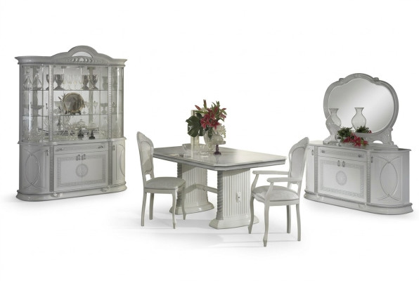 Spiegel Dressoir Eettafel Vitrine Bekleding Set Keuken Woonkamer Eetkamer