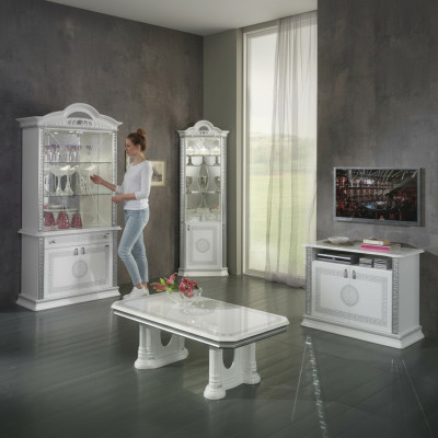 Eetkamer compleet set tafel dressoir dressoir salontafel vitrine set nieuw