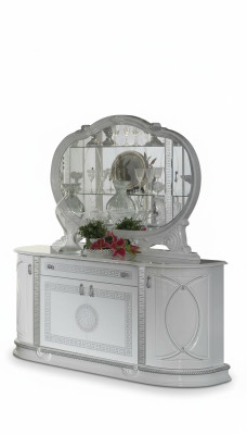 Spiegel Ladekast Kast Laden Dressoir Slaapkamer Set Hout Moderne Stijl 2-delig