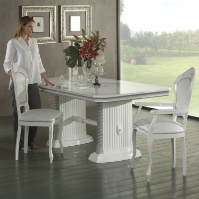 Eettafel Tafel Eetkamer Woonkamer Hout Design Tafels Italiaanse Meubels Nieuw