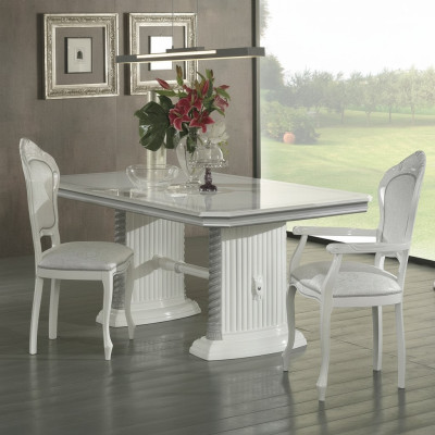 Eettafel Tafel Eetkamer Woonkamer Hout Design Tafels Italiaanse Meubels Nieuw