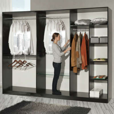 Luxe kledingkast ontwerper hoogglans kledingkasten meubels wonen hout nieuw