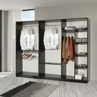 Luxe kledingkast ontwerper hoogglans kledingkasten meubels wonen hout nieuw