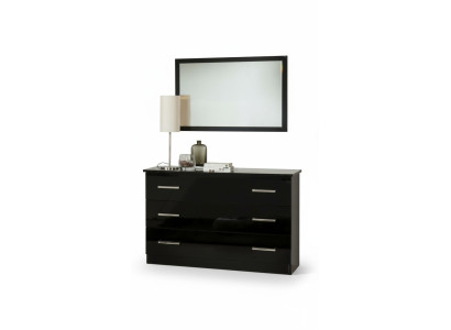 Buffet Dressoir Ladenkast Spiegel Echte handgemaakt Houten Plank 2-dlg Planken Laden