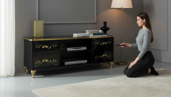 TV-meubel RTV-meubel Lowboard TV-meubel Televisietafel Designer TV-kast NIEUW