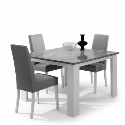 Ontwerp eettafel Vierkante moderne tafel Houten eettafels