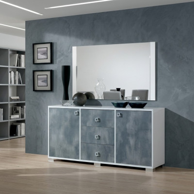 Moderne commodes 2-delige set Stijl Moderne commode + Spiegel Italiaanse meubels