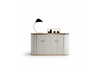 Ladenkast Kast Zijkant Laag Bord Dressoir Designer Luxe Luxe