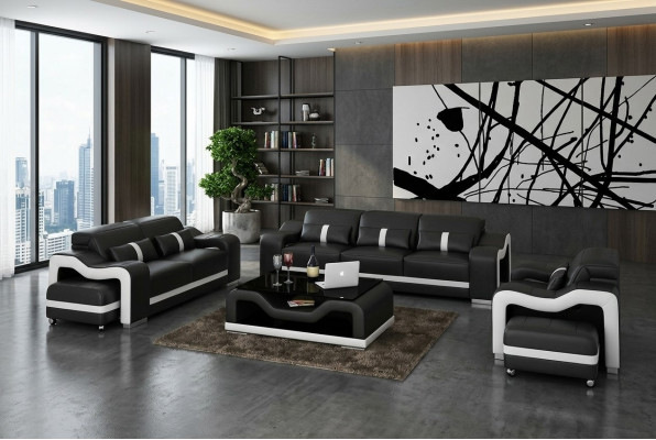 Driepersoons bank gestoffeerd design bank moderne zit decor banken fluweel kamer