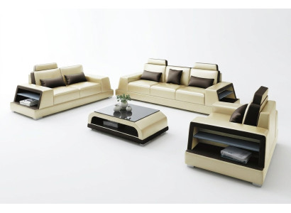 Sofaset 3+1 zits set ontwerp banken gestoffeerde banken ontspannen modern