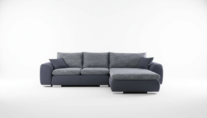 Hoekbank Bedfunctie Bank Grijze Bekleding Banken Textiel Bankstellen Sofa