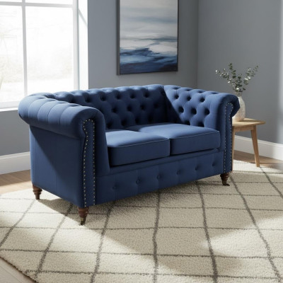 ontwerper 2-zits textiel bankstellen Nieuw Chesterfield bank bekleding