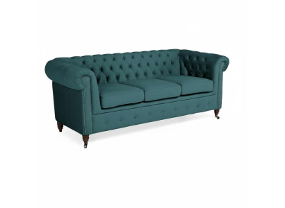 Klassieke Chesterfield meubels Driezitsbank Stoffen bank Luxueus ontwerp