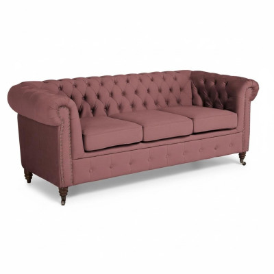 Klassiek meubilair Chesterfield 3-zitsbank Stoffen bank Luxe design Nieuw