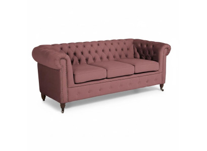 Klassiek meubilair Chesterfield 3-zitsbank Stoffen bank Luxe design Nieuw